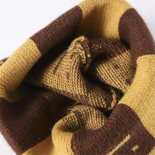 Winter thick knitting hat printed flanging hat Men's and women's Ins robot smiling face double layered beanie urinal cap