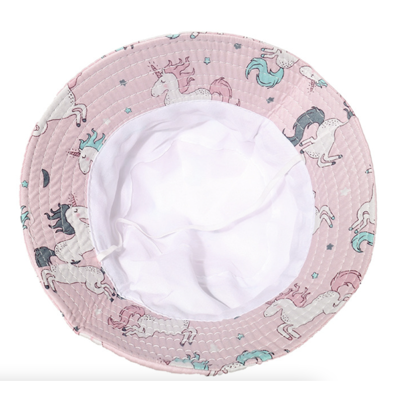 Custom men's and women's children's breathable hat summer sun protection cute cartoon animal print fisherman hat Bucket Hat