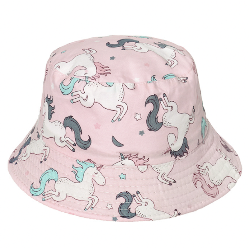 Custom men's and women's children's breathable hat summer sun protection cute cartoon animal print fisherman hat Bucket Hat