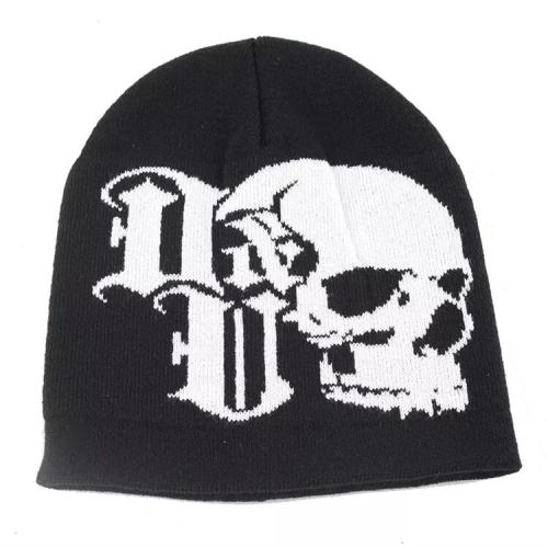Custom design fashion 100% acrylic full body jacquard wool cap warm Knit Winter Cap embroidered logo wool cap