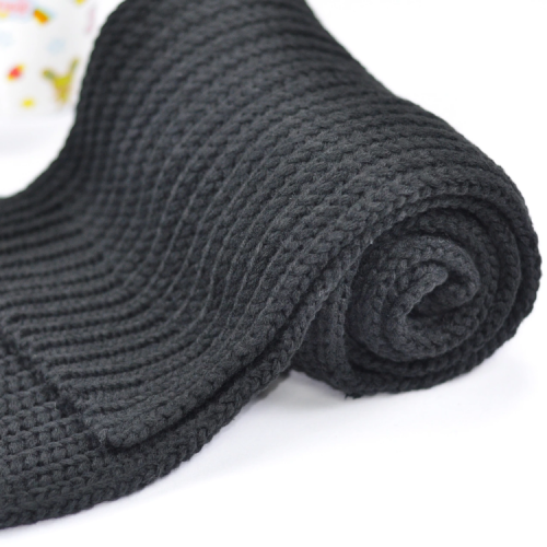 New scarf women winter INS small rice plain color shawls warm knitted wool acrylic scarves