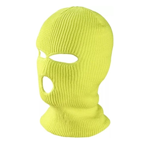 Customized Outdoor 3 hole Full Face Cover Ski Mask Embroidered Logo Designer Knit Hunting Viking Style Balaclava Hat