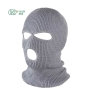 Customized Outdoor 3 hole Full Face Cover Ski Mask Embroidered Logo Designer Knit Hunting Viking Style Balaclava Hat