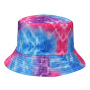 Custom men's and women's new summer double-sided fashion street leisure adjustable tie dyed hat truck cap
