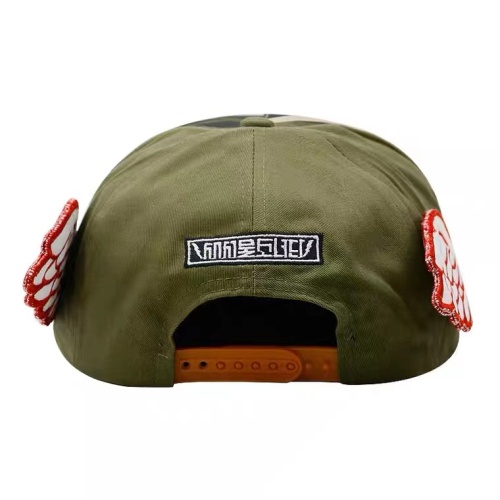 Custom men's and women's flat edge cute angel wings baseball cap baseball cap with wings