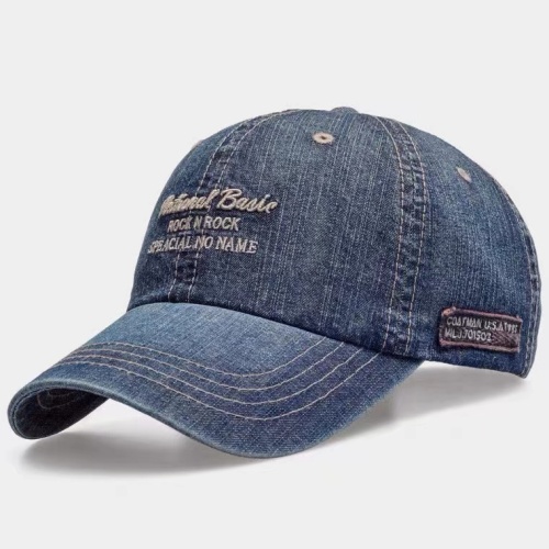 Custom men's and women's cowboy baseball cap, fashionable outdoor sunshade and sunscreen cap