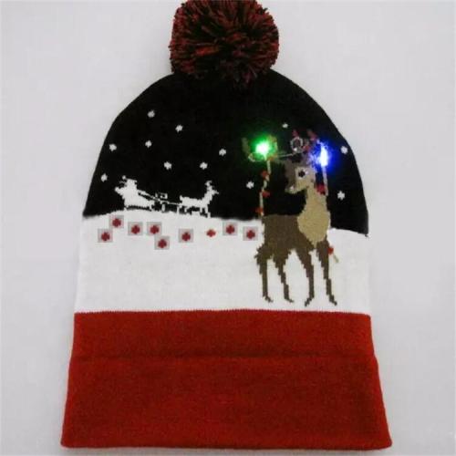 Christmas custom Knitted Beanie Hat, wholesale BEANIE cap, winter cap