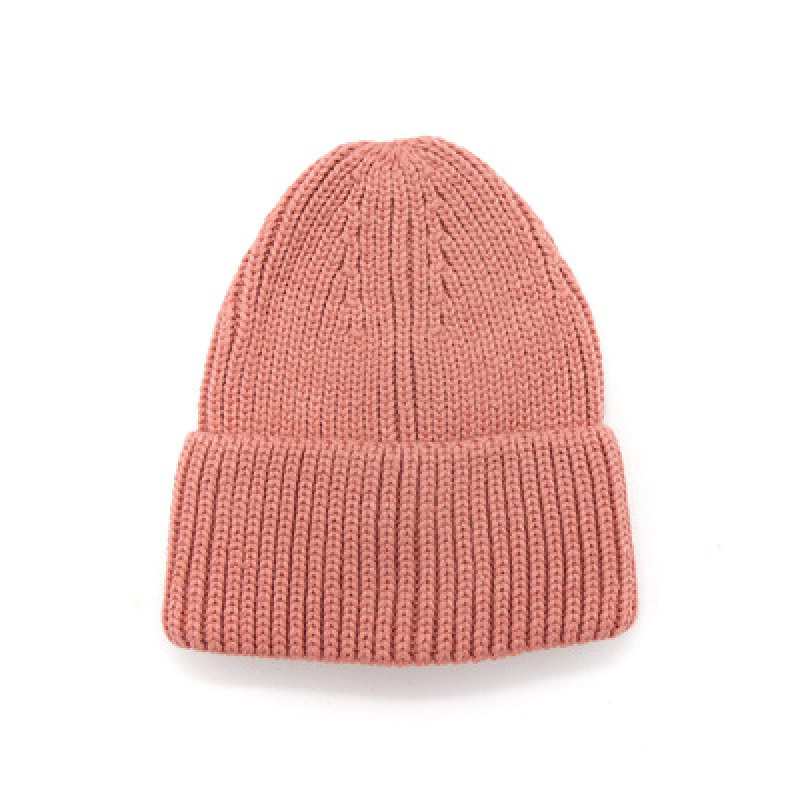 High Quality Winter 100% Acrylic Custom Logo Beanie Hat Knitted Beanie