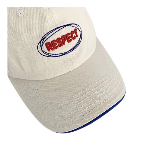 Custom men's and women's letter embroidered duck tongue cap long belt sun visor casual duck tongue cap