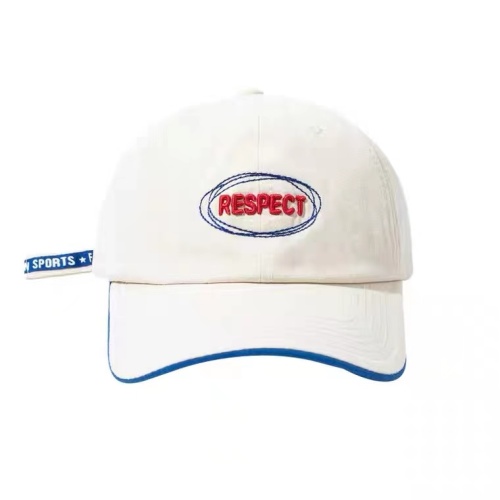 Custom men's and women's letter embroidered duck tongue cap long belt sun visor casual duck tongue cap