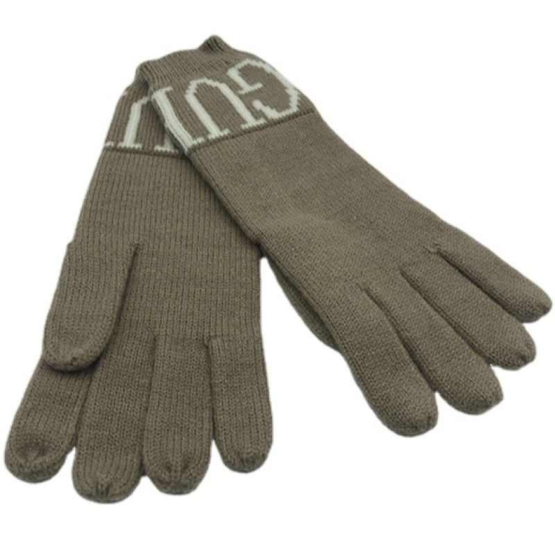 Professional manufacture cheap wool custom winter string knit gloves
