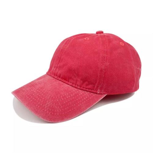 Wholesale Unisex Retro Pure Cotton Adjustable Dad Hat Blank Baseball Hat Dyed Antique Sports Hat truck cap
