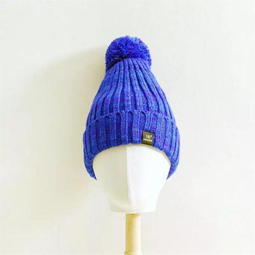 Winter thickened 100% Merino wool Beanie Hat custom OEM neutral Knitted Beanie Hat Women's warm wool cashmere