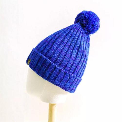 Winter thickened 100% Merino wool Beanie Hat custom OEM neutral Knitted Beanie Hat Women's warm wool cashmere