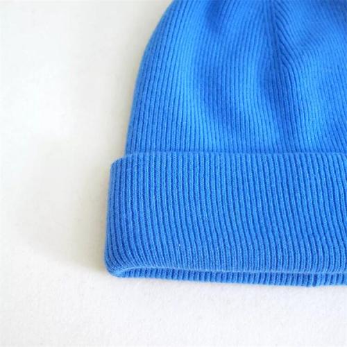 Winter thickened 100% Merino wool Beanie Hat custom OEM neutral Knitted Beanie Hat Women's warm wool cashmere