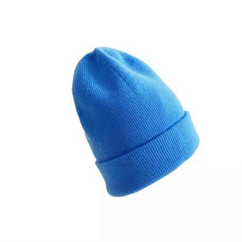 Winter thickened 100% Merino wool Beanie Hat custom OEM neutral Knitted Beanie Hat Women's warm wool cashmere