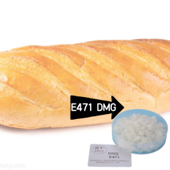 Works Well in Food as Emulsifier with Food Ingredients Distilled Monoglyceride Dmg E471