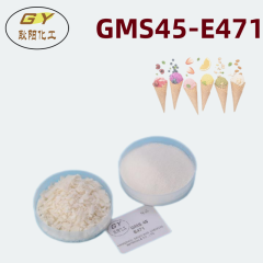 Food Additives of GMS45-Glycerol Monostearate 45%-E471 Food Emulsifiers
