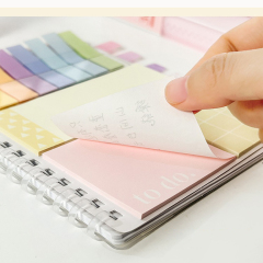 factory A6 size colorful multifunction PET stickers notebook soft spiral notepad