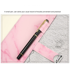 A5 PU Leather Softcover Business Notebook Planner Notepad Journal Diary Password Notebook Customizable Promotion 100 Sheets 1000