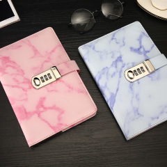 A5 PU Leather Softcover Business Notebook Planner Notepad Journal Diary Password Notebook Customizable Promotion 100 Sheets 1000