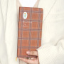 Factory  new arrival Checkered hardcover weekly notebook