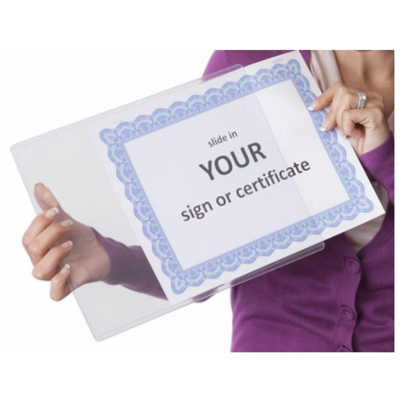 A4 PVC Perfect Document Protector & Certificate Frame& Document Sleeves