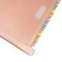 Chinese high quality Frosted plastic A5 mini elastic document wallet expanding file folder