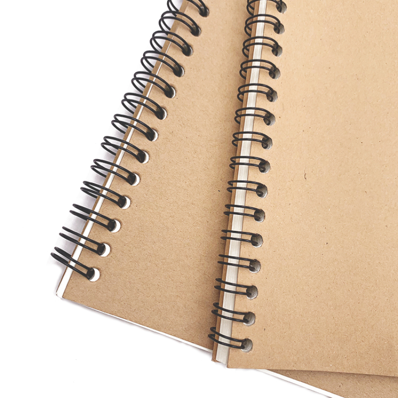Factory Wholesale eco friendly promotional small a4 custom print Kraft paper cover note books