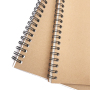 Factory Wholesale eco friendly promotional small a4 custom print Kraft paper cover note books