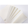 Factory 70-sheet Frosted PP cover spiral bound lined notebook white color School student notebook