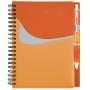 spiral  notebook A5 with pp cover  and pen custom printing color notebook