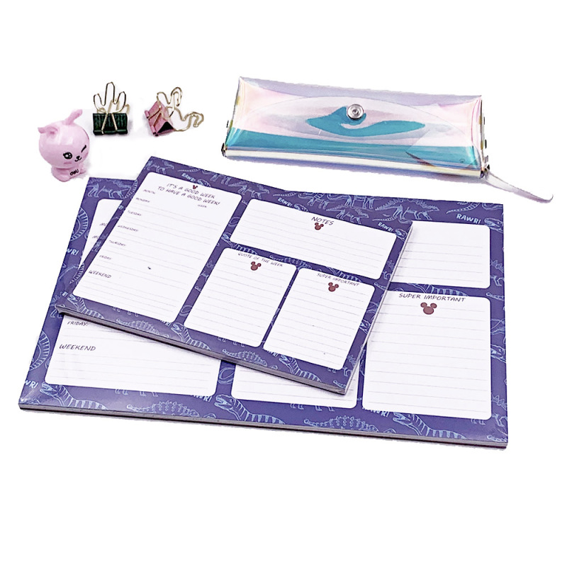 Factory 2023 Multicolor Printing Style Cheap Price Easy to Carry Weekly Planner Notebook