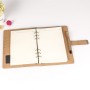 New arrival PU business notebook simple A5 soft leather loose-leaf notepad