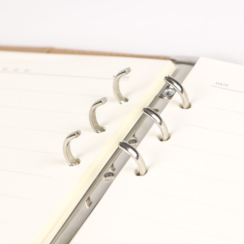 New arrival PU business notebook simple A5 soft leather loose-leaf notepad
