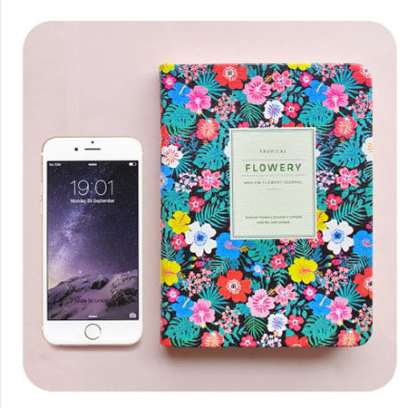 2023 Promotion A5 B5 Hardcover Flowery Custom Printed Daily Organizer Planner Agenda Diary