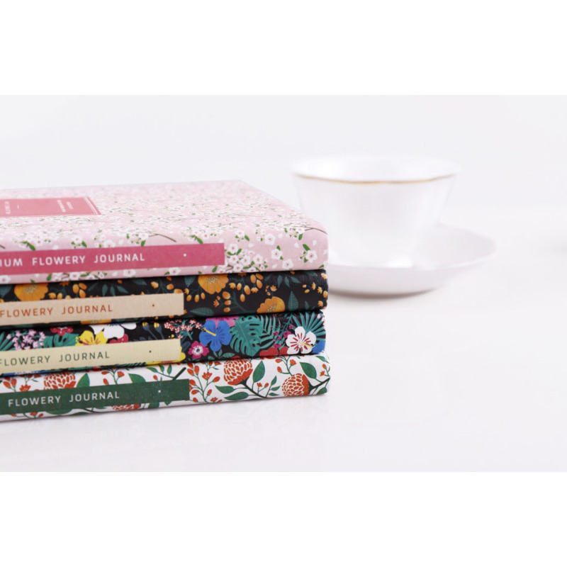 2023 Promotion A5 B5 Hardcover Flowery Custom Printed Daily Organizer Planner Agenda Diary