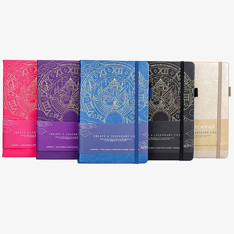 Factory Calendar hardcover Notepad A5 super thick learning management notebook