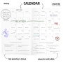 Factory Calendar hardcover Notepad A5 super thick learning management notebook