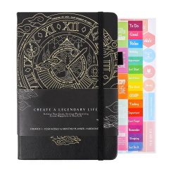 Factory Calendar hardcover Notepad A5 super thick learning management notebook