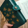 Loose leaf thread cloth a5a6 embroidery acorn mature notes portable retro notebook