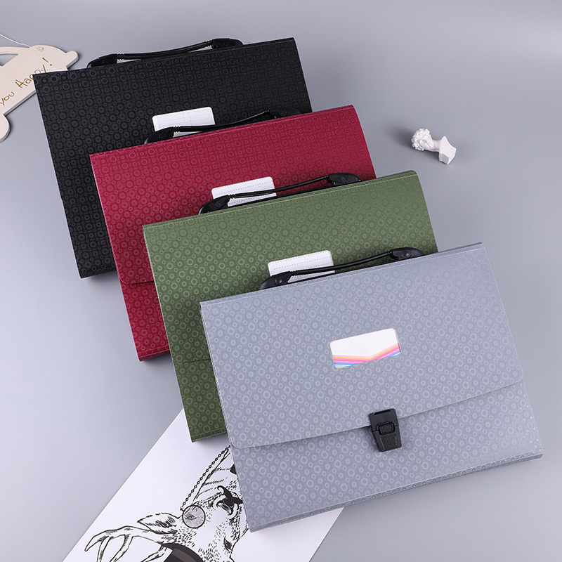 Wholesale New design FC 13 Pockets Colorful Folder PVC Expanding File