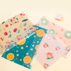 Snap file  information bag wholesale waterproof storage test paper A4 Document bag