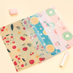 Snap file  information bag wholesale waterproof storage test paper A4 Document bag