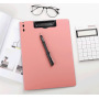 new design A4 folder board horizontal and vertical data report handout file double clip multi-function student document folder