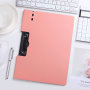 new design A4 folder board horizontal and vertical data report handout file double clip multi-function student document folder