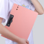new design A4 folder board horizontal and vertical data report handout file double clip multi-function student document folder