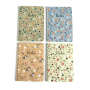 Wholesale customized printing theme spiral notebook A5 art paper cover strap notebook