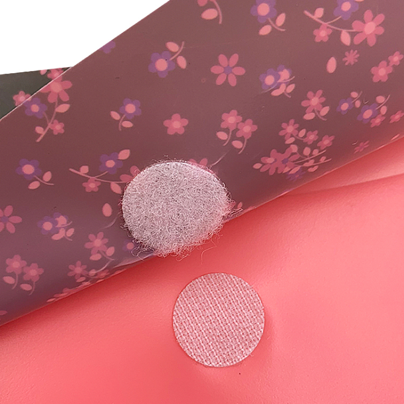 Factory wholesale PP Storage A4 Size Test Paper Button Date File Document Bag School Products