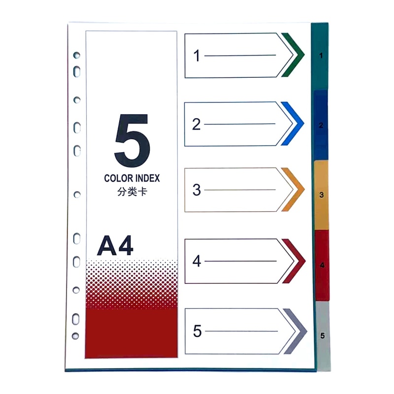 Strong compatibility  pages A4 Index Divider paper index divider  Classification expert